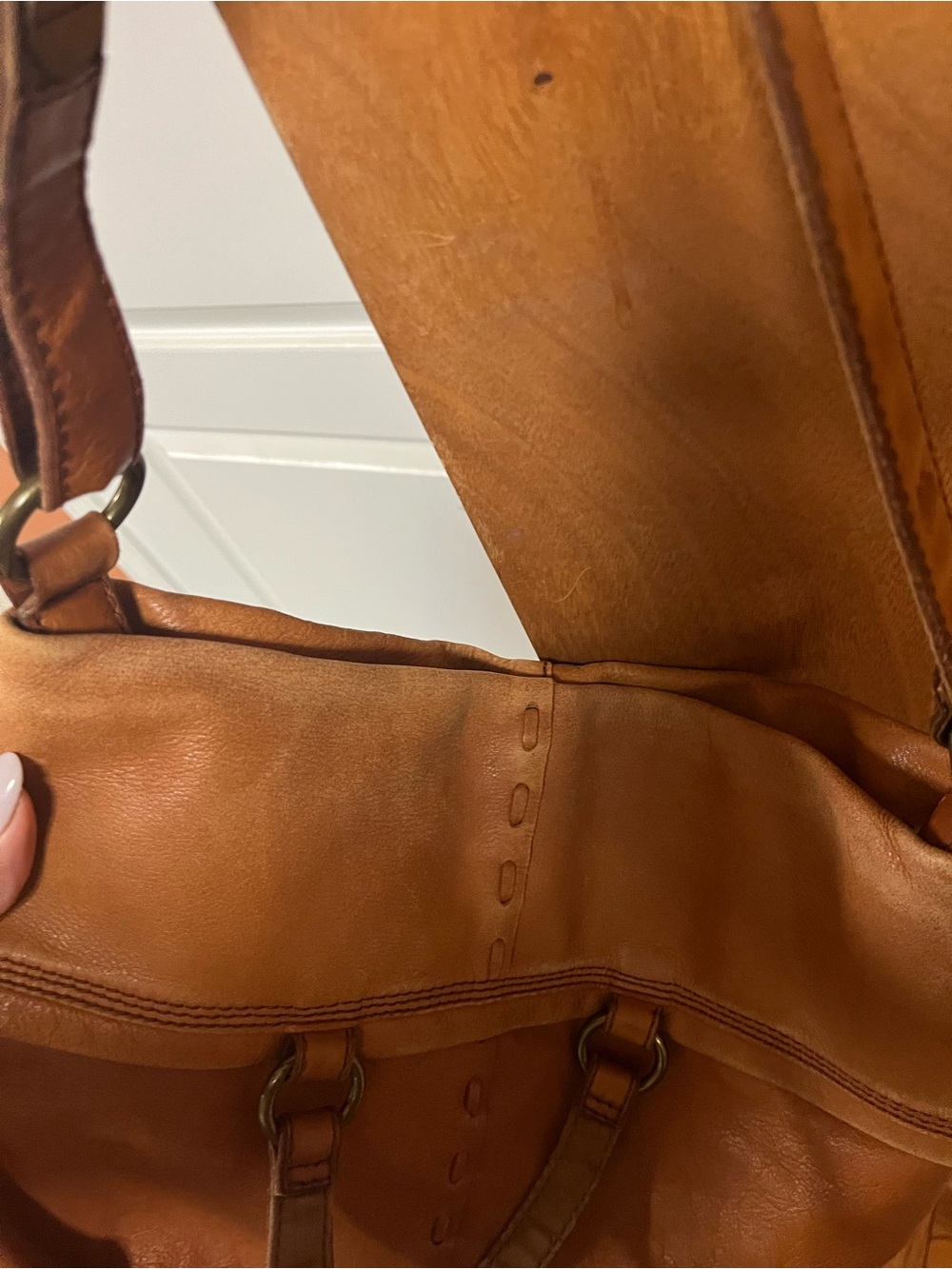 Lucky Brand Fold Over Bag - Picture 2 of 9